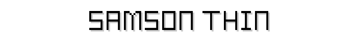 Samson Thin font